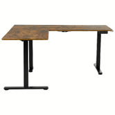 Cassington Home Nilfy Electric Sit &amp; Stand Corner Desk