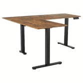 Cassington Home Nilfy Electric Sit &amp; Stand Corner Desk