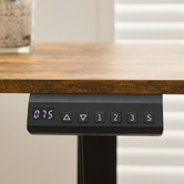 Cassington Home Nilfy Electric Sit &amp; Stand Corner Desk