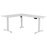 Cassington Home Nilfy Electric Sit &amp; Stand Corner Desk