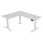 Cassington Home Nilfy Electric Sit &amp; Stand Corner Desk