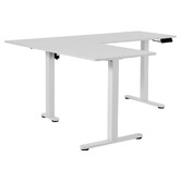 Cassington Home Nilfy Electric Sit &amp; Stand Corner Desk
