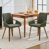 Cassington Home Alwina Chenille Dining Chairs