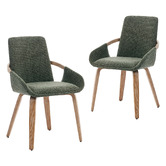 Cassington Home Alwina Chenille Dining Chairs