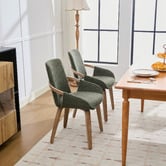 Cassington Home Alwina Chenille Dining Chairs