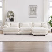 Cassington Home Rizalino 4 Seater Modular Sofa &amp; Ottoman Set