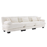 Cassington Home Rizalino 4 Seater Chenille Modular Sofa