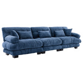 Cassington Home Rizalino 4 Seater Chenille Modular Sofa