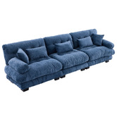 Cassington Home Rizalino 4 Seater Chenille Modular Sofa