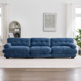 Cassington Home Rizalino 4 Seater Chenille Modular Sofa