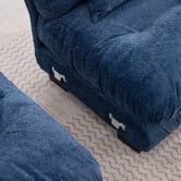 Cassington Home Rizalino 4 Seater Chenille Modular Sofa