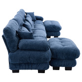 Cassington Home Rizalino 5 Seater Modular Sofa &amp; Ottoman Set