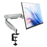 Cassington Home Harley Adjustable Single Monitor Arm with Desk Clamp