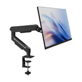Cassington Home Harley Adjustable Single Monitor Arm with Desk Clamp