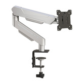 Cassington Home Harley Adjustable Single Monitor Arm with Desk Clamp