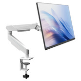 Cassington Home Harley Adjustable Single Monitor Arm with Desk Clamp