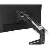 Cassington Home Harley Adjustable Single Monitor Arm with Desk Clamp