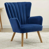 Cassington Home Elyse Velvet Armchair