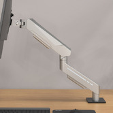 Cassington Home Harley Adjustable Single Monitor Arm with Desk Clamp