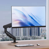 Cassington Home Harley Adjustable Single Monitor Arm with Desk Clamp
