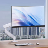 Cassington Home Harley Adjustable Single Monitor Arm with Desk Clamp