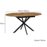 Cassington Home Nova Extendable Dining Table