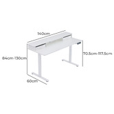 Cassington Home Jannie Electric Sit &amp; Stand Desk