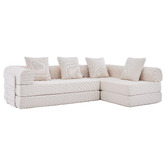 Cassington Home Fleur 3 Seater Double Modular Sofa Bed
