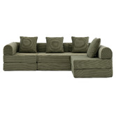 Cassington Home Fleur 3 Seater Double Modular Sofa Bed