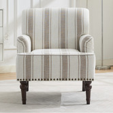 Cassington Home Grecia Striped Accent Chair