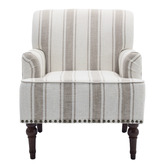 Cassington Home Grecia Striped Accent Chair