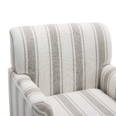 Cassington Home Grecia Striped Accent Chair