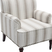 Cassington Home Grecia Striped Accent Chair