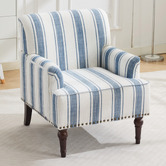 Cassington Home Grecia Striped Accent Chair