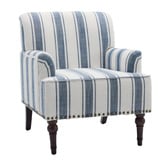 Cassington Home Grecia Striped Accent Chair