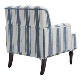 Cassington Home Grecia Striped Accent Chair