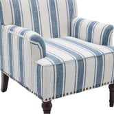 Cassington Home Grecia Striped Accent Chair