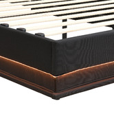 Cassington Home Lawrence Gas Lift Storage Bed with LED