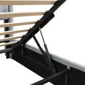 Cassington Home Lawrence Gas Lift Storage Bed with LED