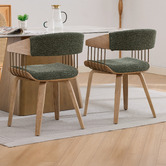 Cassington Home Livia Chenille Dining Chairs
