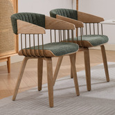 Cassington Home Livia Chenille Dining Chairs