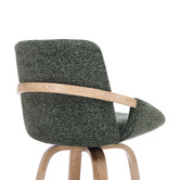 Cassington Home 66cm Lucinda Chenille Swivel Bar Stools