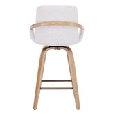 Cassington Home 66cm Lucinda Chenille Swivel Bar Stools
