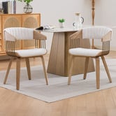 Cassington Home Livia Chenille Dining Chairs