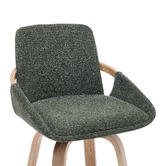 Cassington Home 66cm Lucinda Chenille Swivel Bar Stools