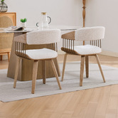 Cassington Home Livia Chenille Dining Chairs
