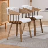 Cassington Home Livia Chenille Dining Chairs