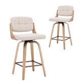 Cassington Home 68cm Serafina Swivel Bar Stools