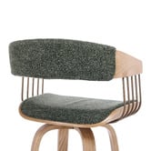 Cassington Home 66cm Livia Chenille Swivel Bar Stools