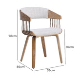 Cassington Home Livia Chenille Dining Chairs